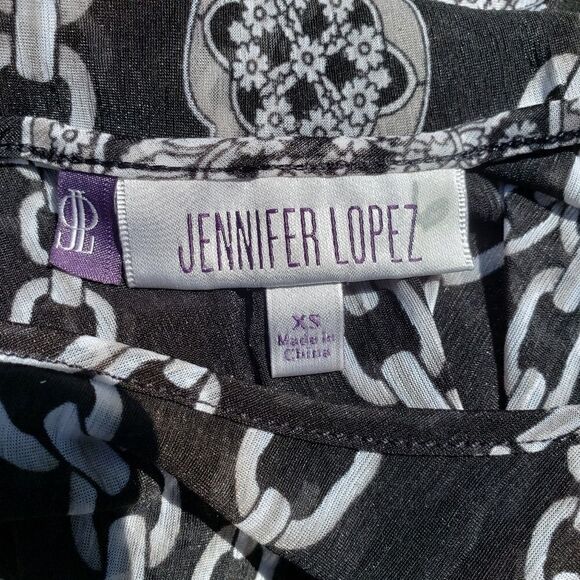 Jennifer Lopez Batwing Business Casual Top, sz XS - Picture 10 of 13